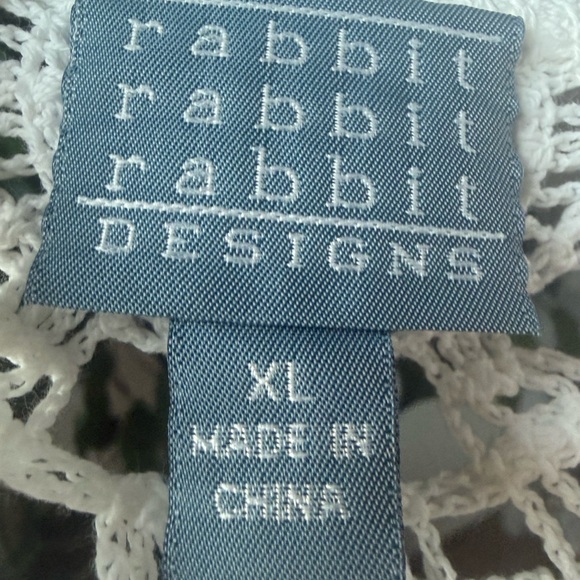 Rabbit Rabbit Rabbit White Crochet Cardigan - Picture 5 of 6